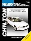 VW Passat & Audi A4: VW Passat, 1998 thru 2005 and Audi A4, 1996 thru 2001 (Chilton's Total Car Care Repair Manuals)