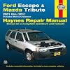 Ford Escape & Mazda Tribute 2001-2011: 2001 thru 2011 - Includes Mercury Mariner (Haynes Repair Manual)