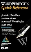 Wordperfect Quick Reference