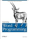 Learning Word Programming