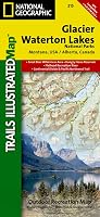 Glacier and Waterton Lakes National Park (Trails Illustrated Map)