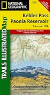 Kebler Pass and Paonia Reservoir Trails (Trails Illustrated Map)