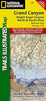 Bright Angel Canyon/North and South Rims (Trails Illustrated Map)