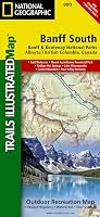 Banff South, Banff and Kootenay National Parks (Trails Illustrated Map)