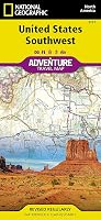 United States, Southwest Map (National Geographic Adventure Map, 3121)