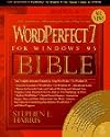 Wordperfect 7 for Windows 95 Bible
