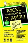 Excel for Windows 95 for Dummies: Quick Reference