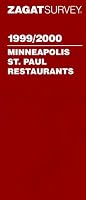 Zagat Survey Minneapolis/St. Paul Restaurants 1999/2000
