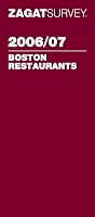 Zagat Survey Boston Restaurants 2006/07