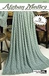 Afghan Medley to Knit Leisure Arts Little Books #75022