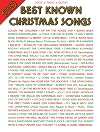 120 Best Known Christmas Songs