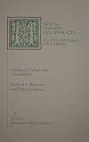Medieval Notaries and Their Acts: The 1327-1328 Register of Jean Holanie (Documents of Practice Series)