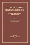 Constitution of the United Nations. Analysis of structure and function