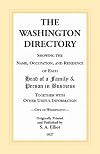 The Directory of Washington, D.C. - 1827