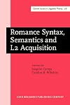 Romance Syntax, Semantics and L2 Acquisition: Selected papers from the 30th Linguistic Symposium on Romance Languages, Gainesville, Florida, February 2000