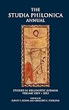 Studia Philonica Annual XXIV, 2012 (Studia Philonica Annual: Studies in Hellenistic Judaism)