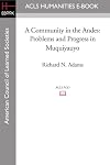 A Community in the Andes: Problems and Progress in Muquiyauyo