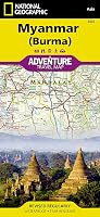 National Geographic : Adventure Travel Map : Myanmar : 1:1 480 000 : 2015