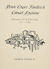 Pointe Coupee Families in Colonial Louisiana: Abstracts of Civil Records, 1771-1782