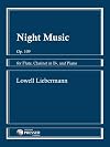 Night Music, Op. 109 for Flute, Bb Clarinet, and Piano