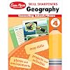 Evan-Moor Skill Sharpeners: Geography, Grade 4 Activity Book - Supplemental At-Home Resource Geography Skills Workbook