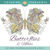 Butterflies & Moths Pattern Coloring Book For Adults