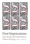 First Impressions: Sefer Hasidim and Early Modern Hebrew Printing (The Tauber Institute Series for the Study of European Jewry)