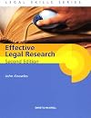 Effective Legal Research