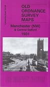 Manchester (NW) & Central Salford 1931: Lancashire Sheet 104.06 (Old Ordnance Survey Maps of Lancashire)