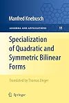 Specialization of quadratic and symmetric bilinear forms