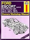 Ford Escort (Petrol) Sept 1980 to Sept 1990 Owners Workshop Manual