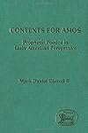 Contexts for Amos Prophetic Poetics in L: Prophetic Poetics in Latin-American Perspective (Journal for the Study of the Old Testament)