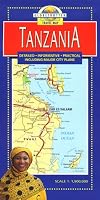 Globetrotter travel map, Tanzania, scale 1:1,900,000 : detailed, informative, practical, including major city plans
