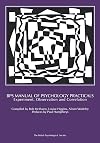 BPS Manual of Psychology Practicals: Experiment, Observation and Correlation