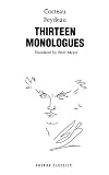 Thirteen Monologues (Oberon Classics Hardback Series)