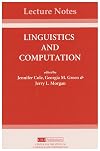 Linguistics and Computation