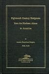Eighteenth Century Emigrants from the Northern Alsace to America