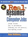 Real Resumes for Computer Jobs