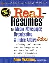 Real Resumes for Media, Newspaper, Broadcasting and Public Affairs Jobs