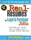 Real Resumes for Legal and Paralegal Jobs