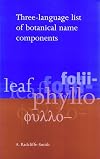 Three Language List of Botanical Name Components
