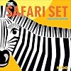 The Safari Set: With 5 Paper Animals and Scenery to Make (Mibo)