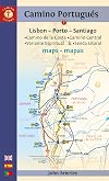 Camino Portugués Maps: Lisbon - Porto - Santiago / Camino Central, Camino de la Costa, Variente Espiritual & Senda Litoral (English and German Edition)