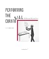 Performing the Curatorial: With and Beyond Art