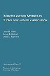 Miscellaneous studies in typology and classification