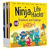 Ninja Life Hacks Emotions and Feelings 8 Book Box Set (Books 1-8: Angry, Inventor, Positive, Lazy, Helpful, Earth, Grumpy, Kind)