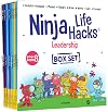 Ninja Life Hacks Leadership 8 Book Box Set (Books 17-24: Focused, Calm, Brave, Masked, Inclusive, Grateful, Hangry, and Worry)