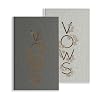 Wedding Vows Book: A Set of Heirloom-Quality Vow Books with Foil Accents and Hand Drawn Illustrations