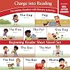 Charge into Reading Decodable Books (Stage Pre-1): 10 Beginning Letter Sound Short Vowel Decodable Readers to Help Pre-K and Kindergarten Beginning ... to Read (One Short Vowel Sound Per Book)