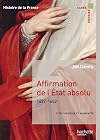 Affirmation de l'État absolu 1492-1652
